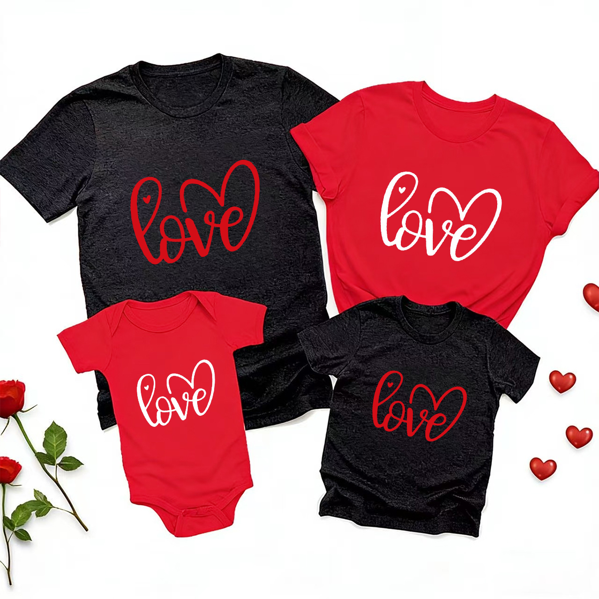 Love & Heart Valentine's Day Matching Shirts