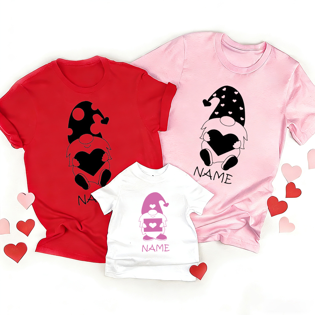 Personalized Unique Gift For Her Him Valentines Family Matching Shirts