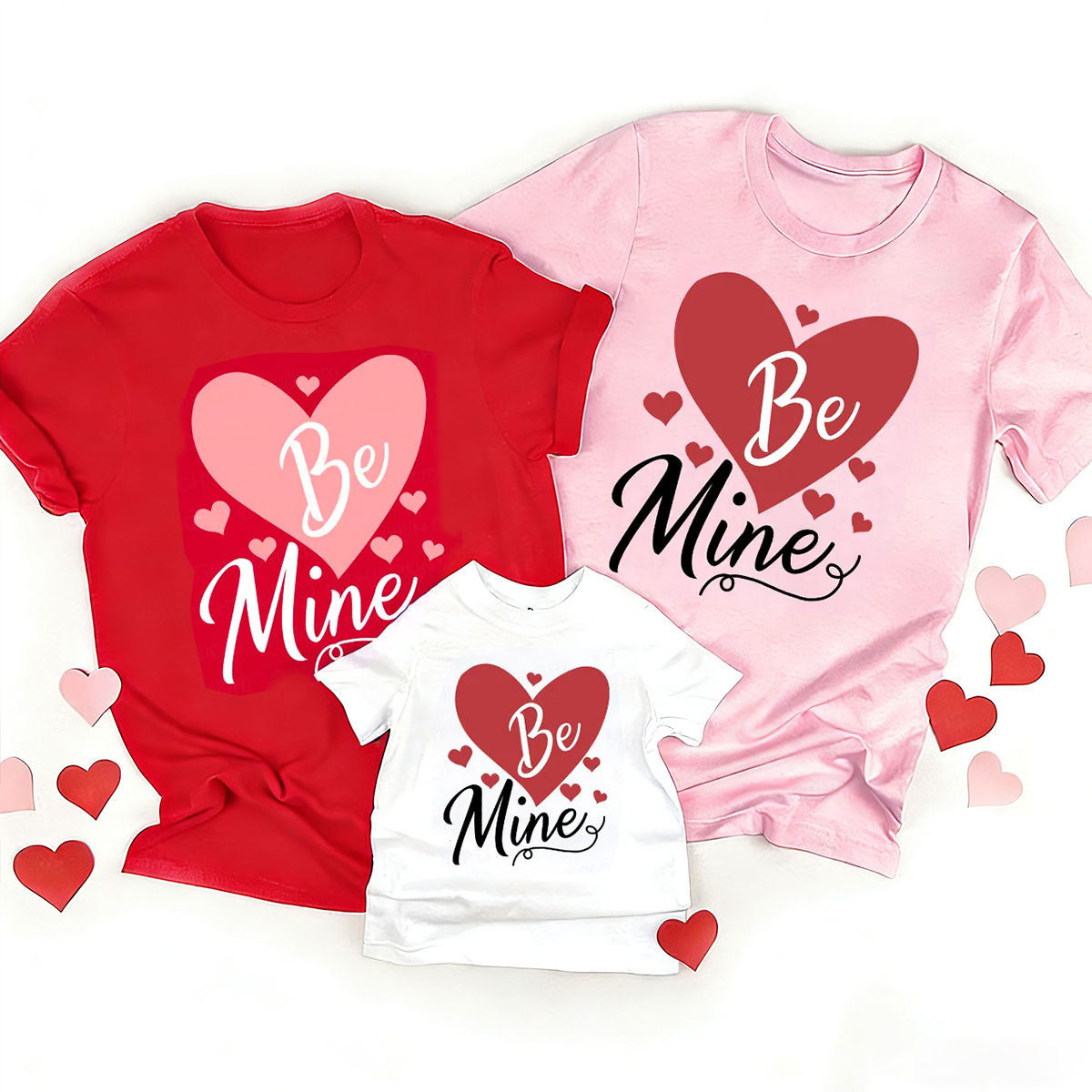 Be Mine Romantic Funny Valentines Shirts For Family