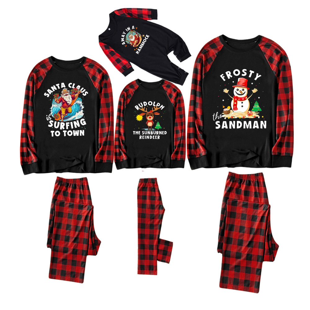 Beach Family Christmas Matching Pajamas