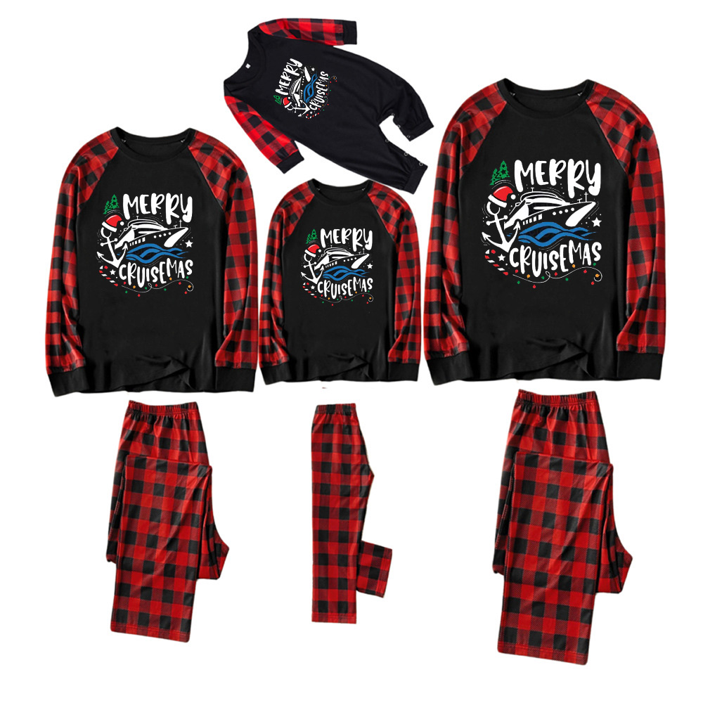 Christmas Cruise Family Trip Matching Pajamas For Family