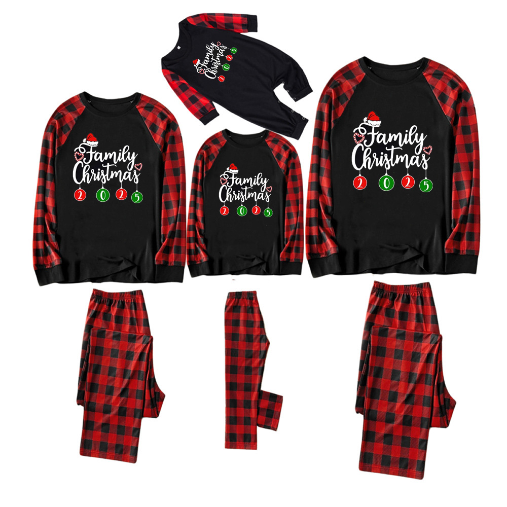 Family Christmas 2025 Lanterns Matching Pajamas For Family