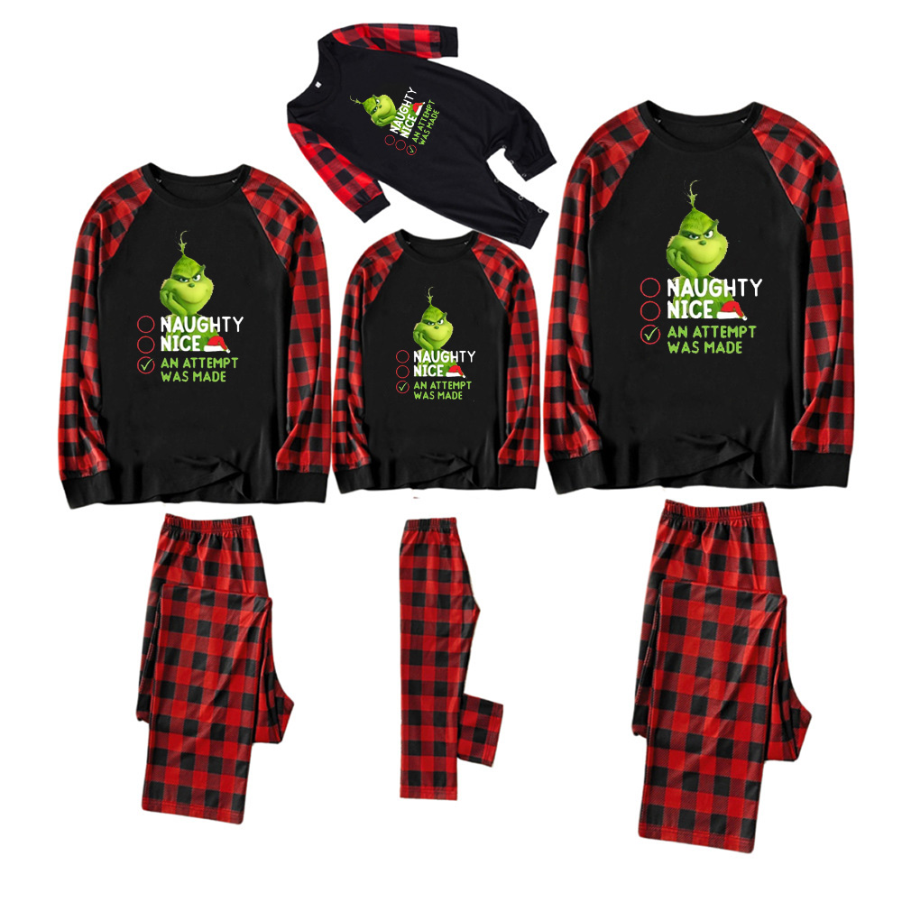 The Green Grump Matching Pajamas