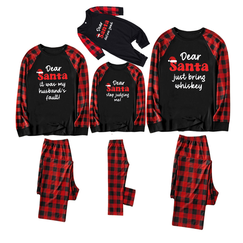 Dear Santa Define Good Christmas Family Matching Pajamas