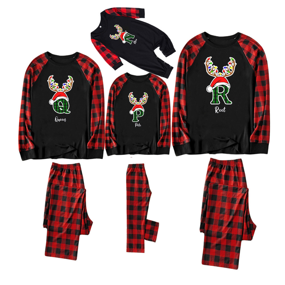 Antlers Christmas Family Matching Pajamas