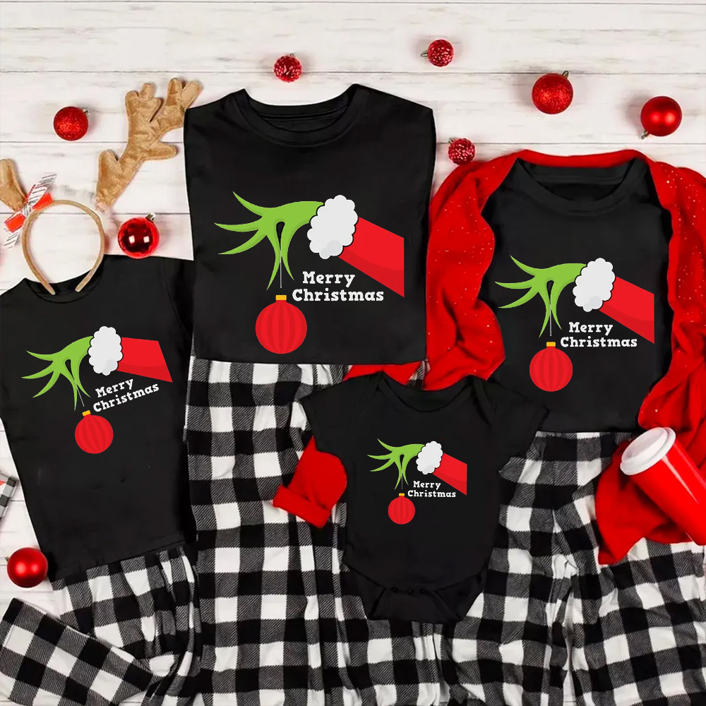 Merry Christmas Classic Matching Family T-Shirt