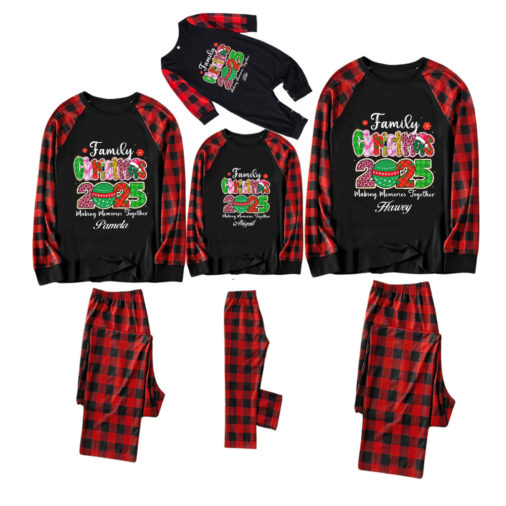 Personalized 2025 Making Memories Together Christmas Family Matching Pajamas