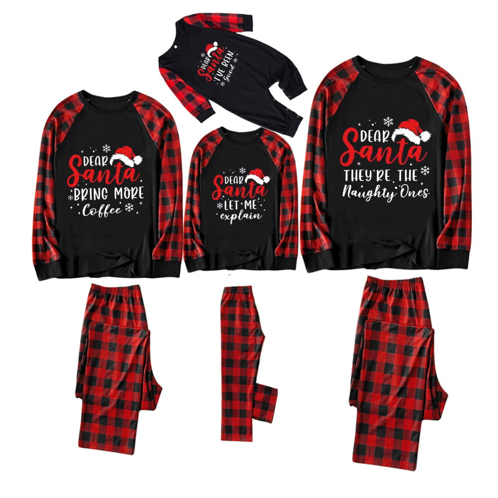 Personalized Dear Santa Group Family Matching Pajamas