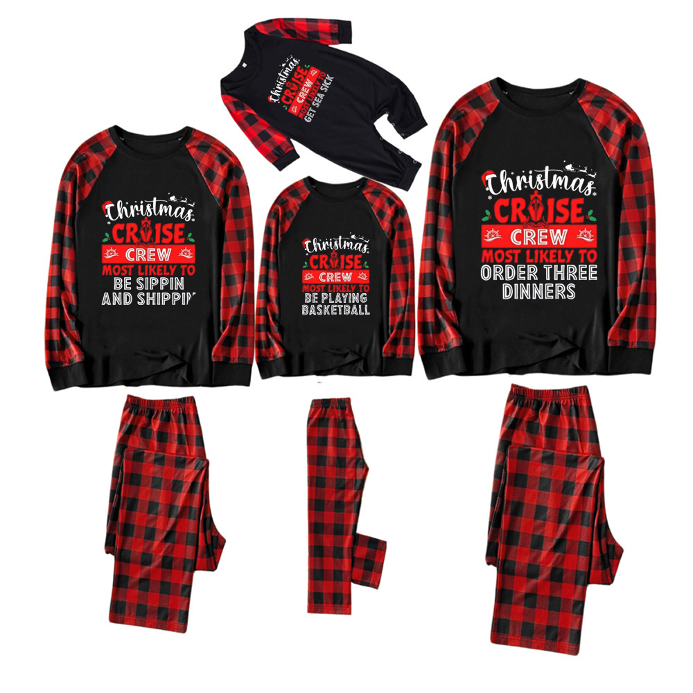 Personalized Christmas Cruise Crew Family Matching Pajamas