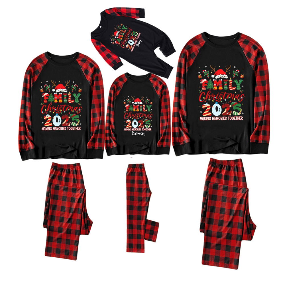 Personalized Christmas Magic 2025 Family Matching Pajamas