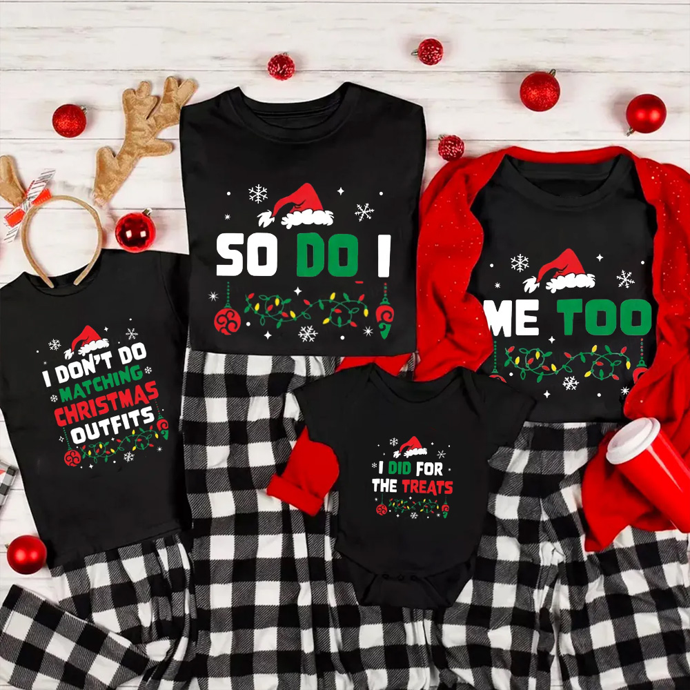 Personalized Christmas Clothing Wars Family Matching T-Shirts