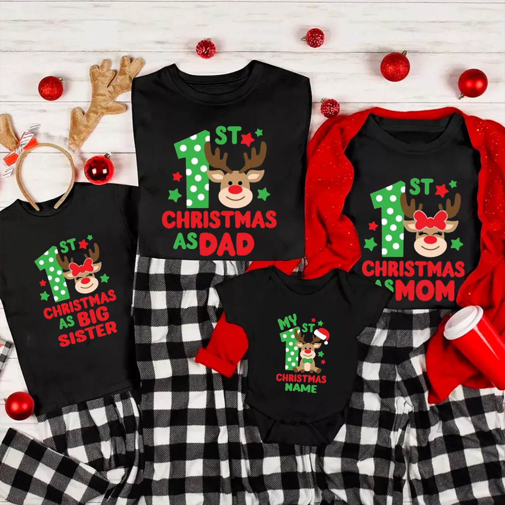 Holiday Memories Christmas Family Matching T-Shirts