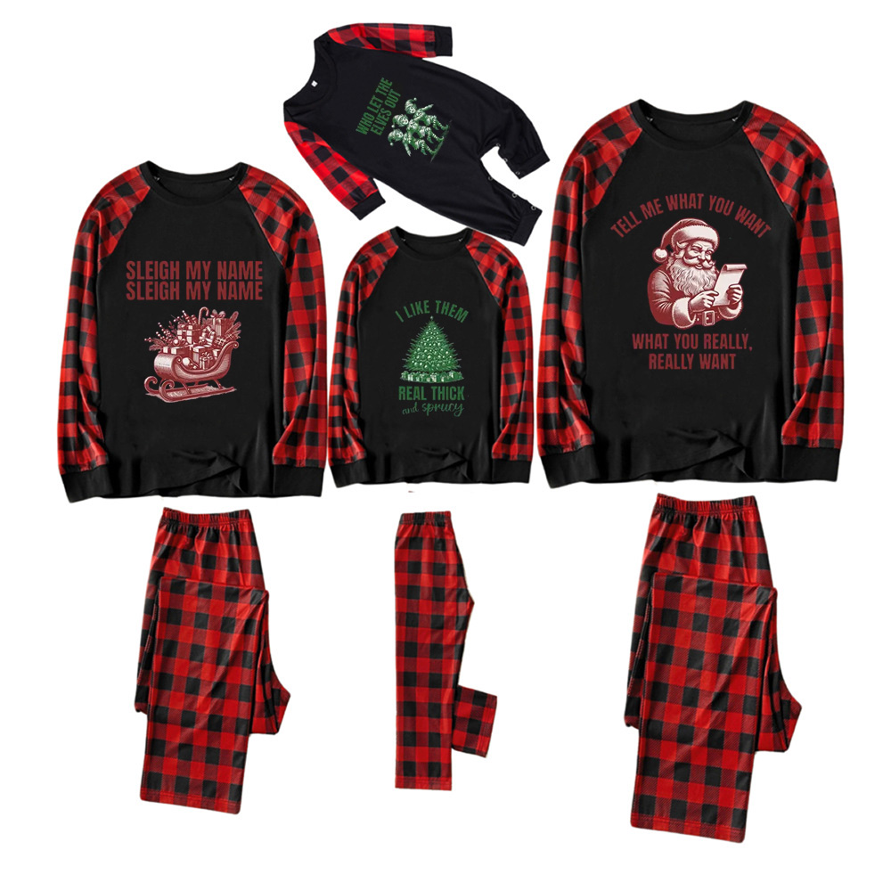 Personalized Jolly Jokes & Cheers Christmas Family Matching Pajamas