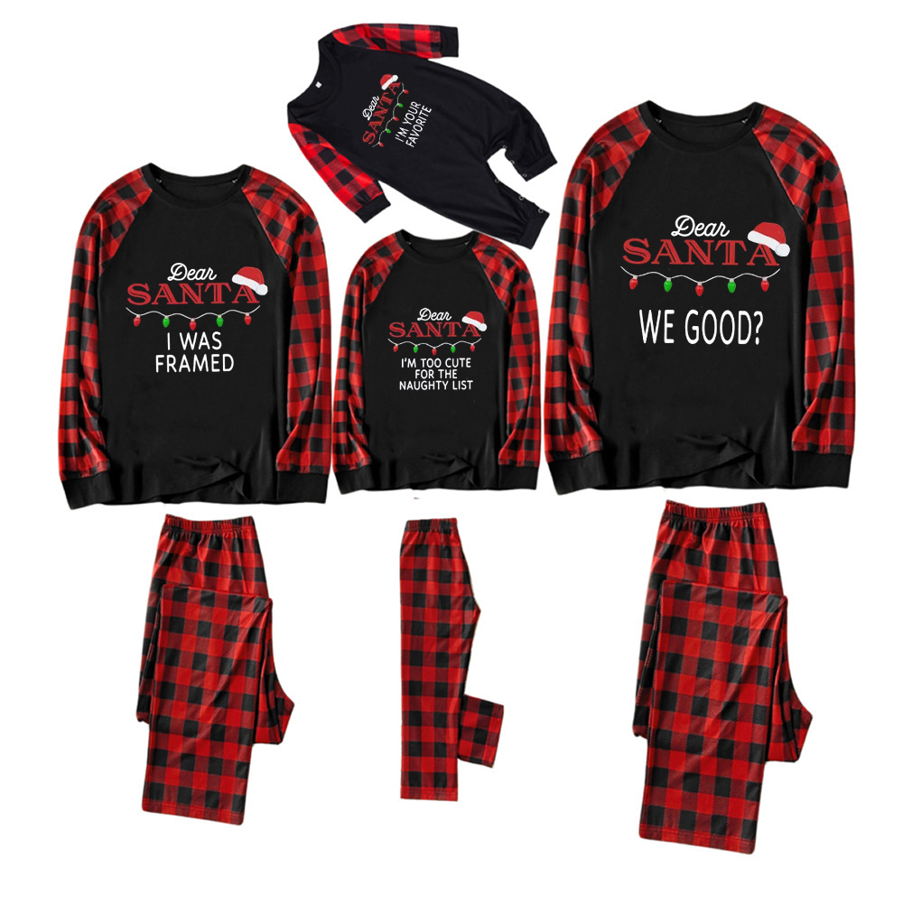 Personalized Dear Santa Christmas Family Matching Pajamas