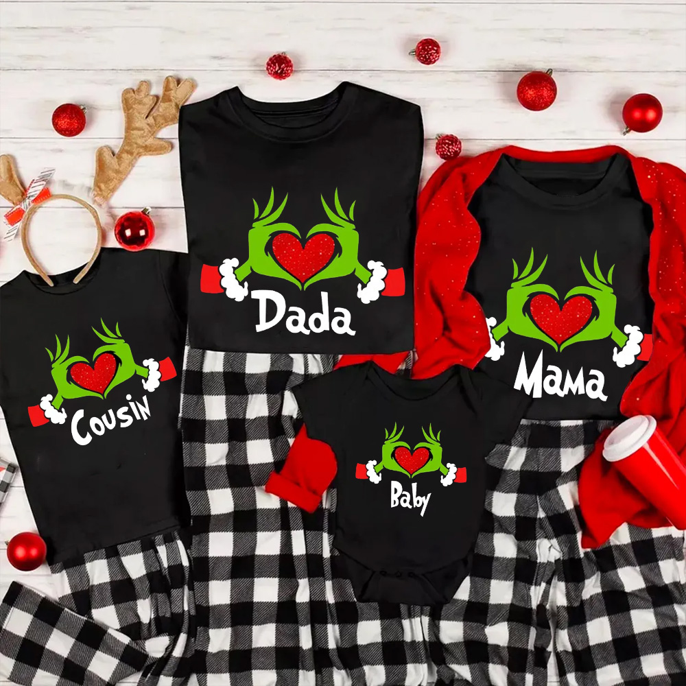 Personalized Merry Mischief Makers Christmas Family Matching T-Shirts