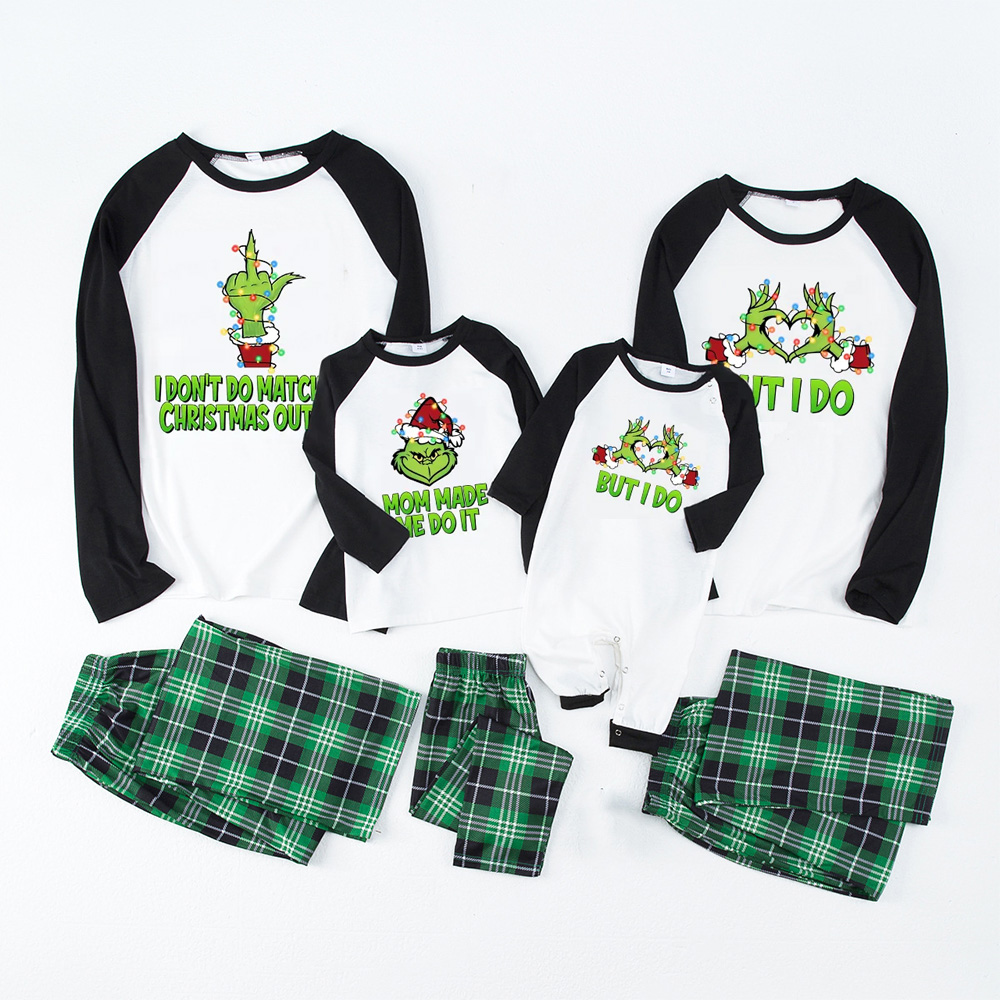 Personalized I Love Christmas Family Matching Pajamas