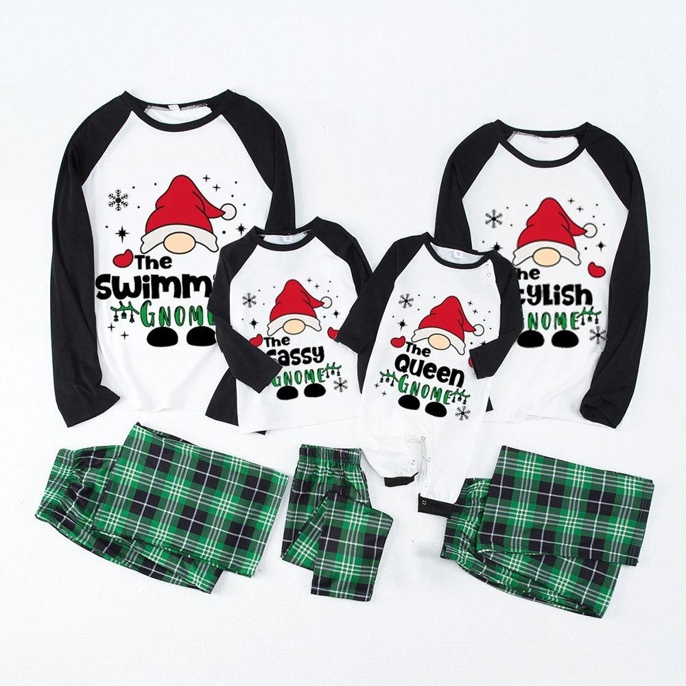 Christmas Custom Gnome Matching Pajamas