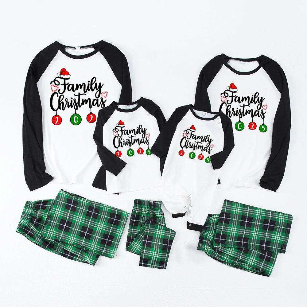 Family Christmas 2025 Lanterns Matching Pajamas For Family