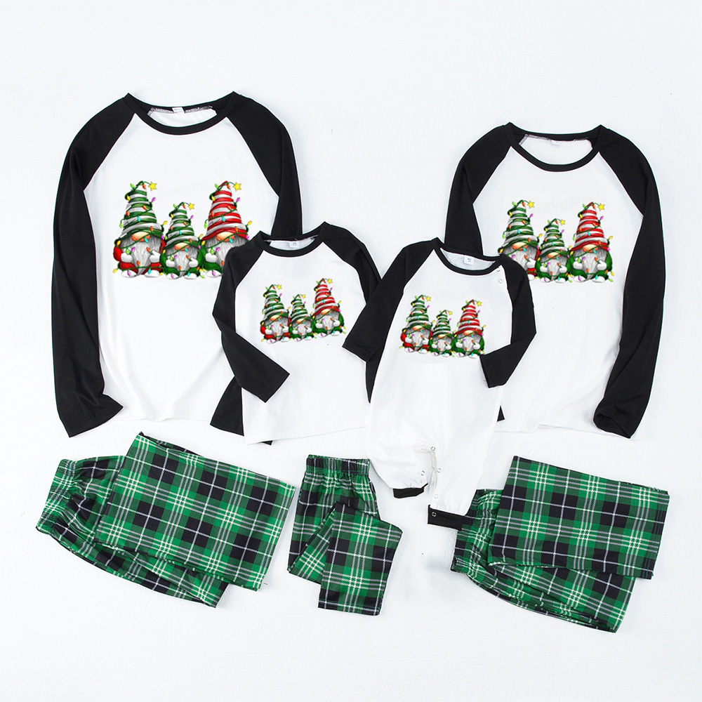 Christmas Gnomes Family Matching Pajamas