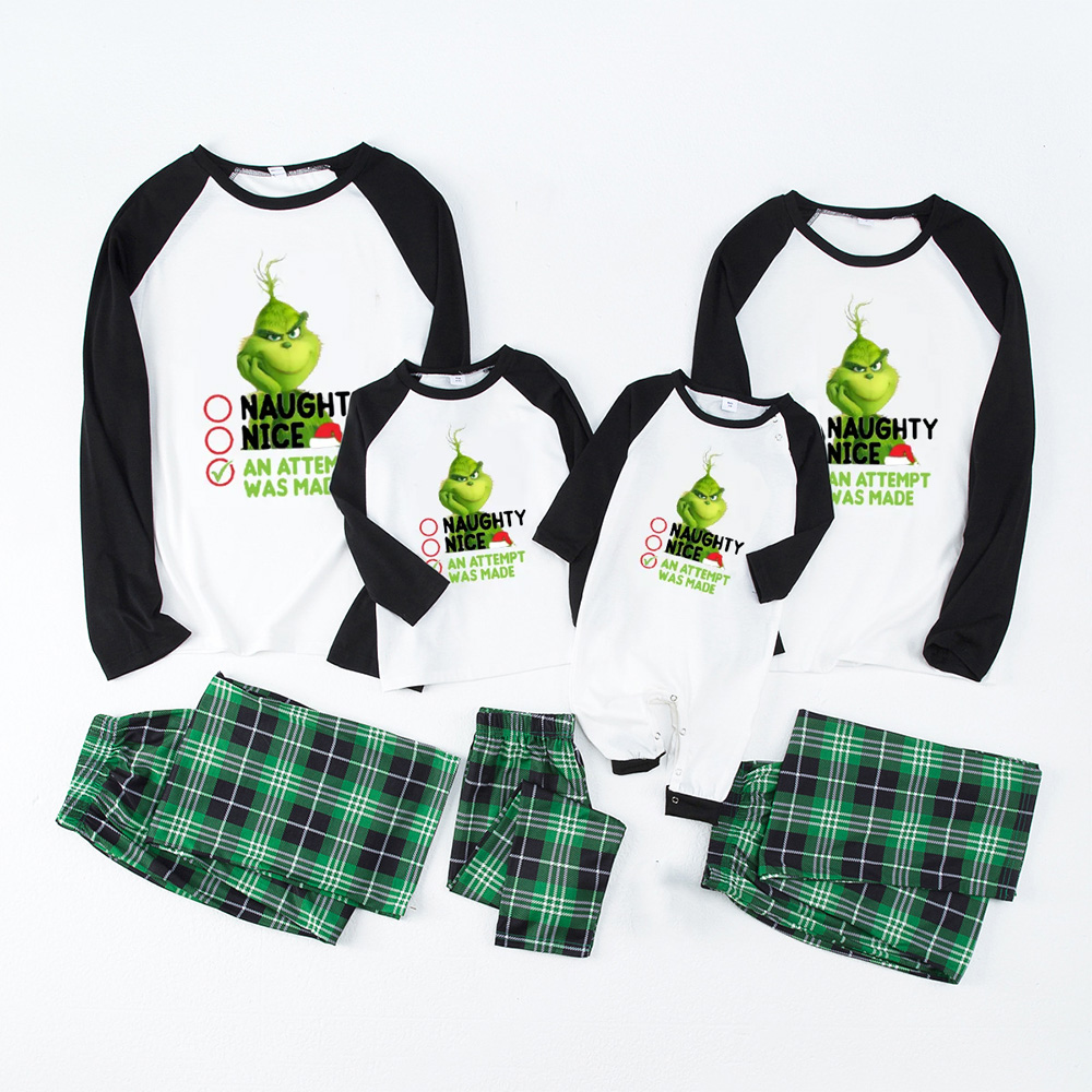 The Green Grump Matching Pajamas