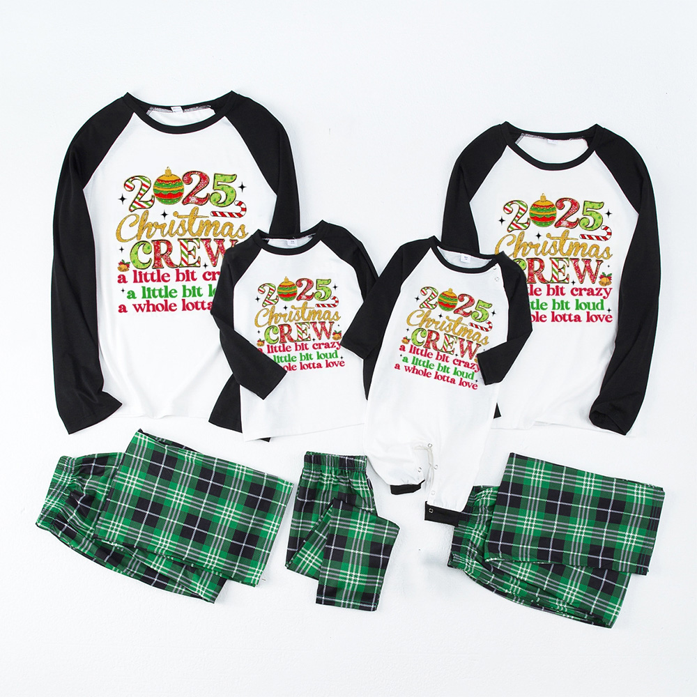Christmas Crew 2025 Family Matching Pajamas