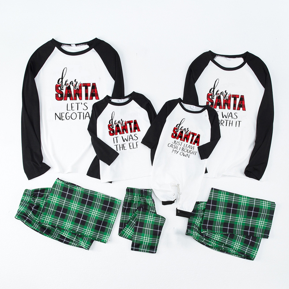 Personalized Dear Santa Define Good Family Matching Pajamas