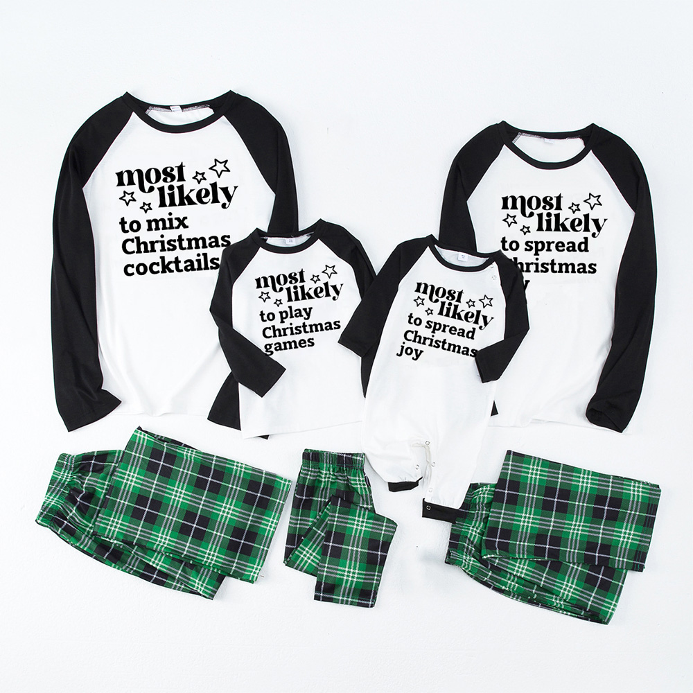 Family Matching Christmas Pajamas - Most Likely To Pajamas