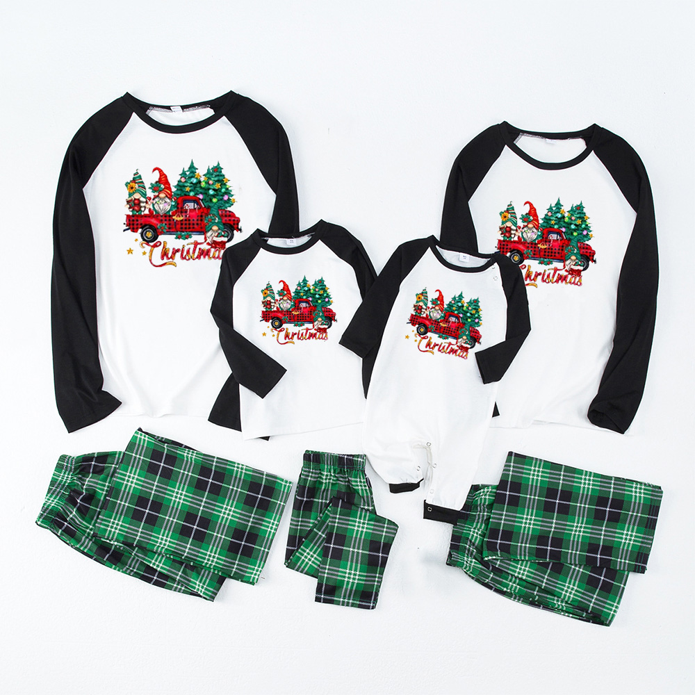 The Gnome Celebration Family Matching Christmas Gnomes Pajamas