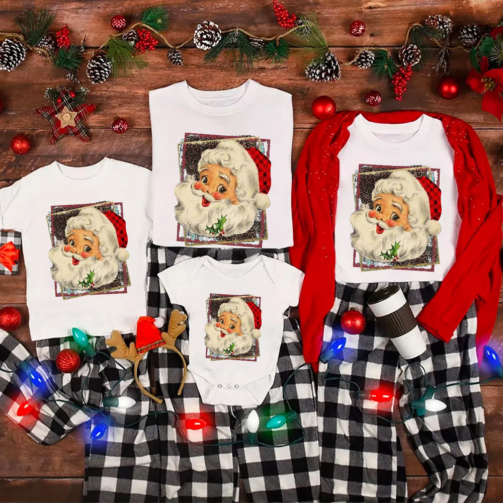 Retro Christmas Old Fashioned Santa Claus Shirts