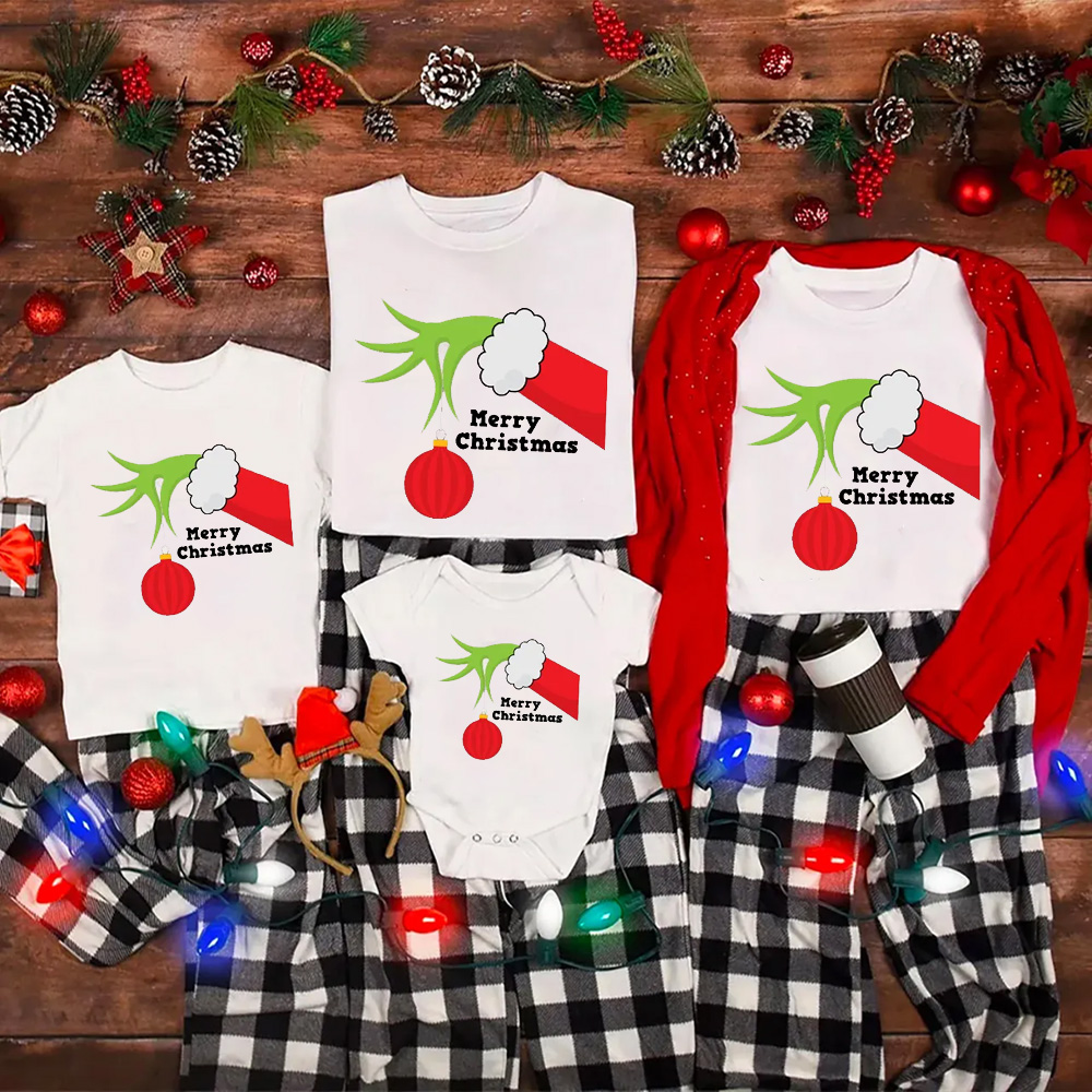 Merry Christmas Classic Matching Family T-Shirt