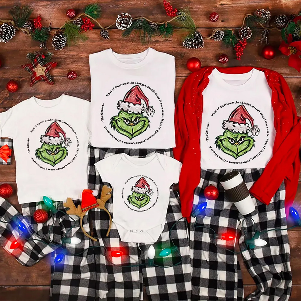 Funny Mister Green Poses Merry Christmas T-Shirts