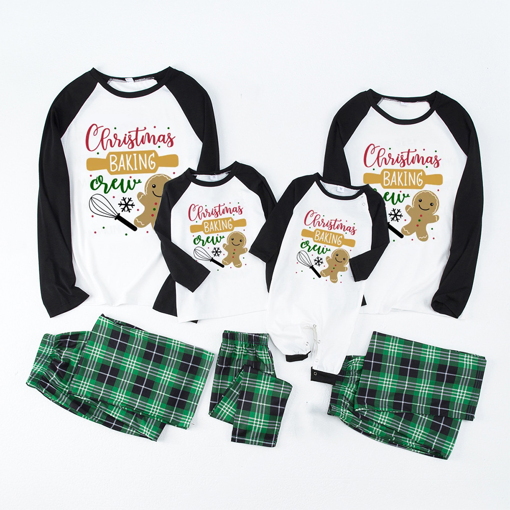 Christmas Baking Crew Family Matching Pajamas