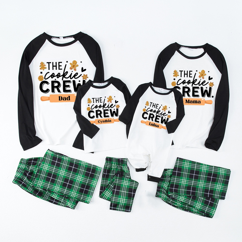 Personalized The Cookie Crew Family Matching Pajamas