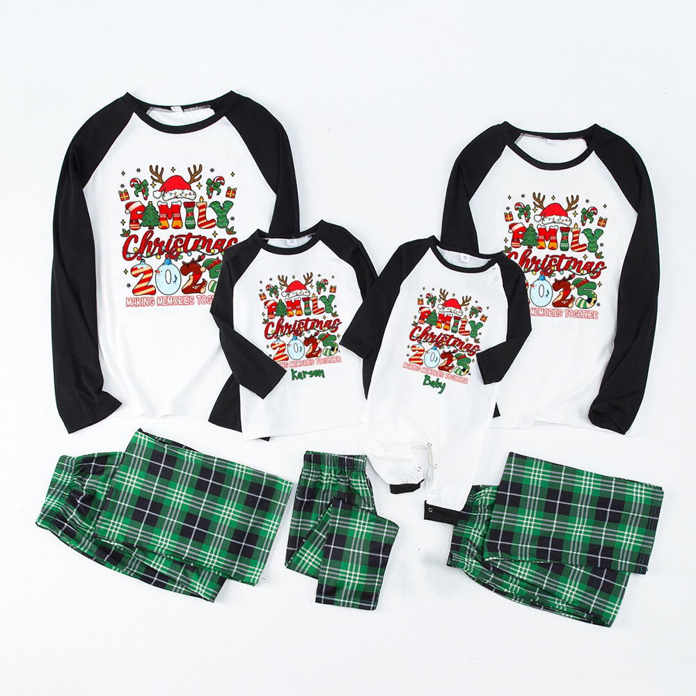 Personalized Christmas Magic 2025 Family Matching Pajamas