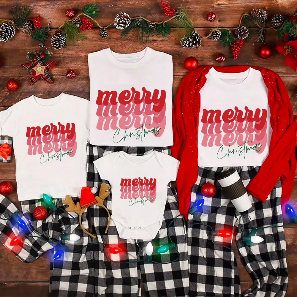 Merry Christmas Family Matching Shirts
