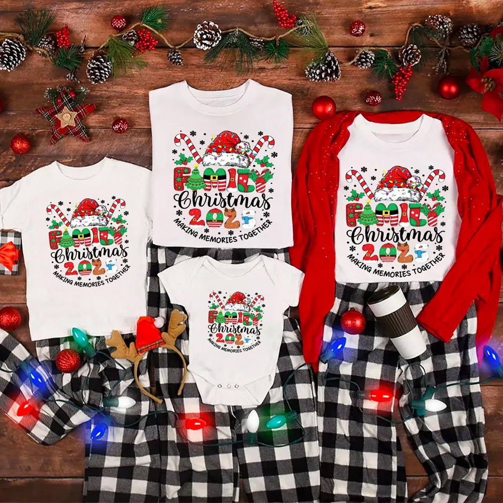Making 2025 Memories Together Family Matching T-Shirts