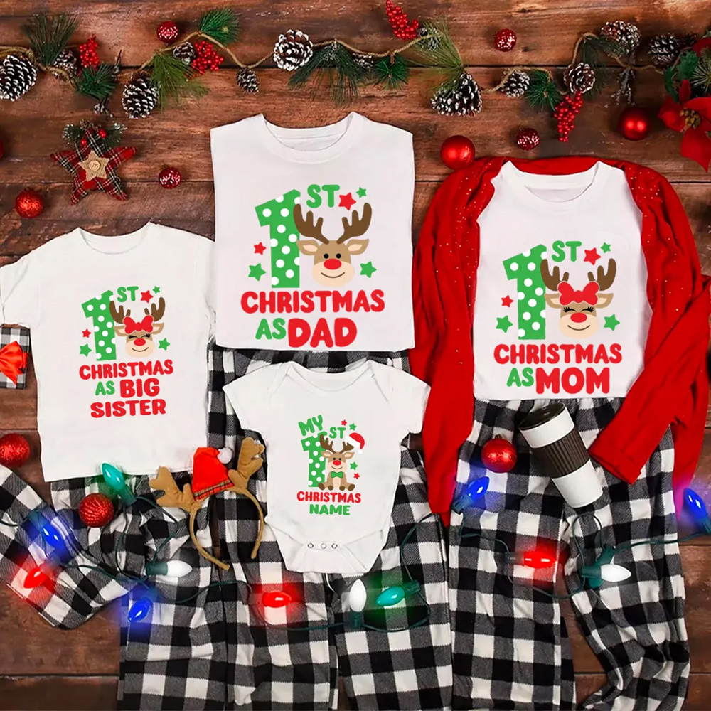 Holiday Memories Christmas Family Matching T-Shirts