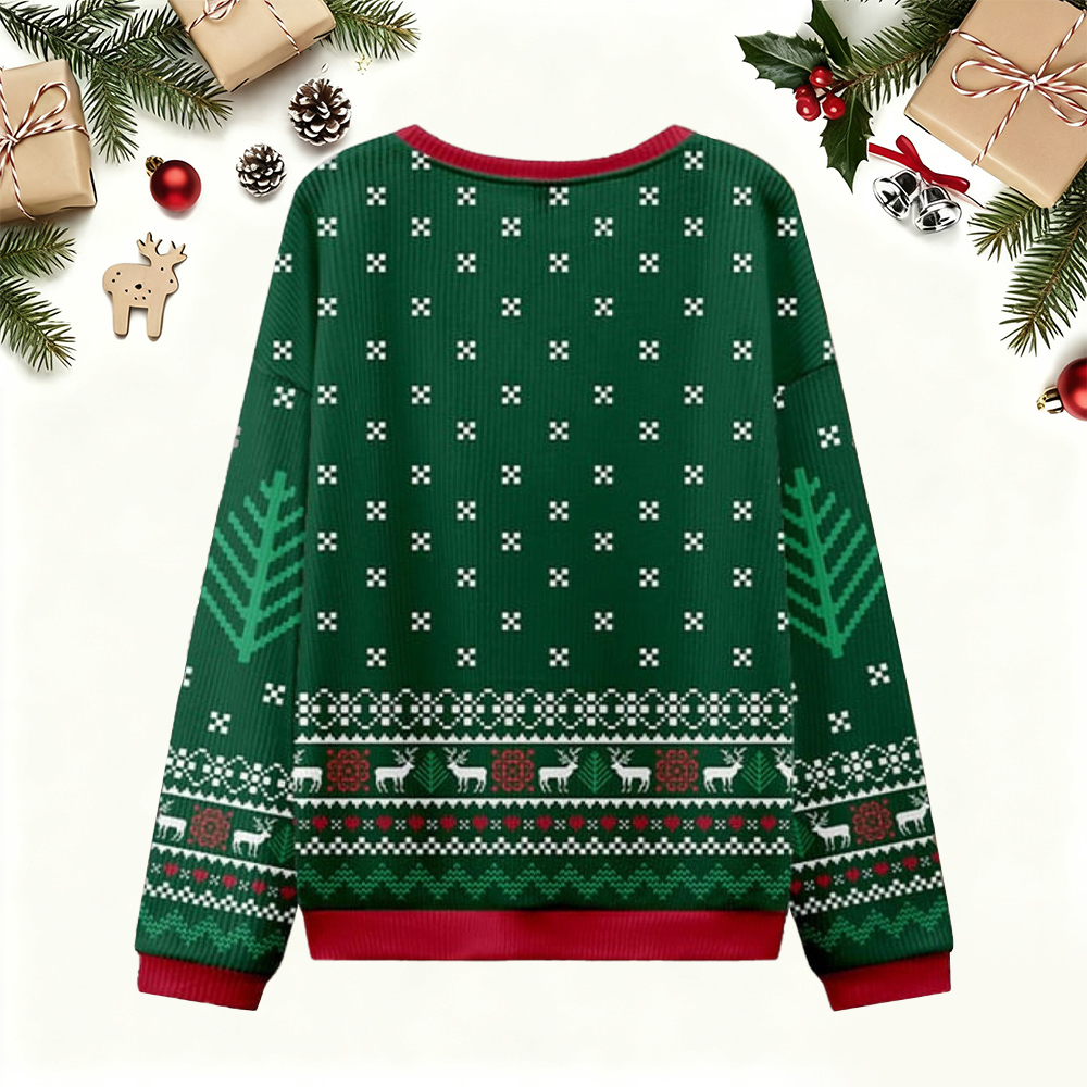 Heals Adhesive Bandage Jesus Christmas Ugly Sweater