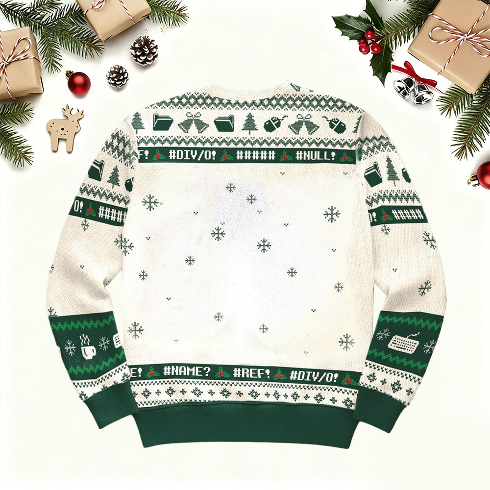 This Calls For A Spreadsheet Christmas Ugly Sweatshirt