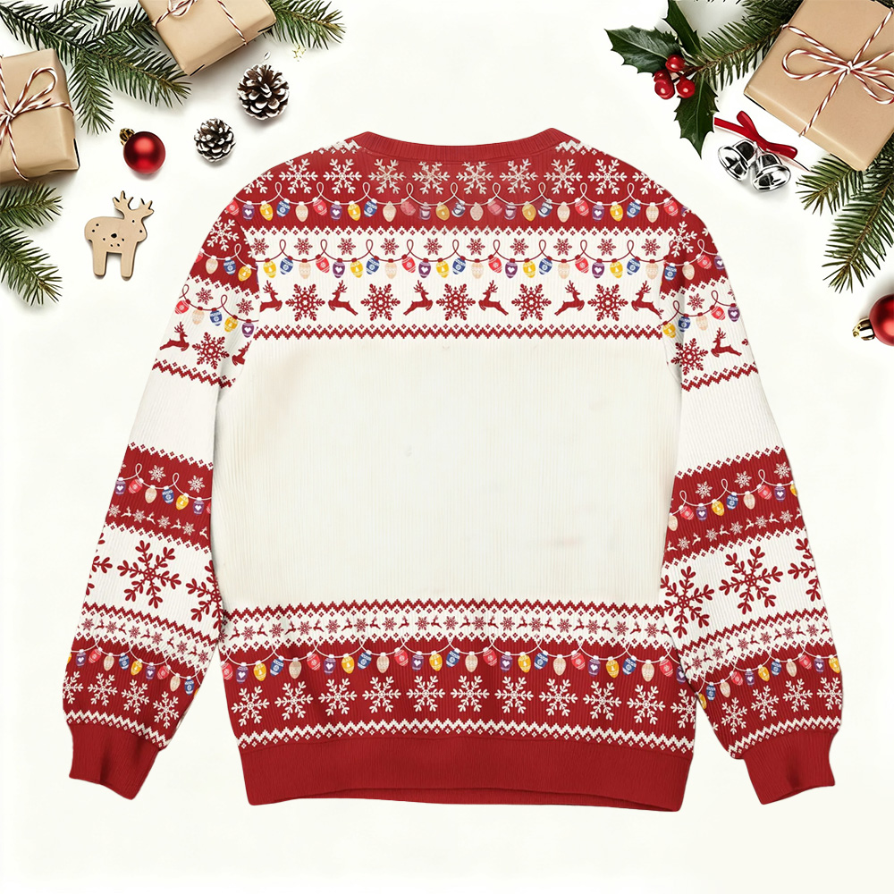 Funny Grumpy Cat Ugly Christmas Sweater Sarcastic Holiday Outfit