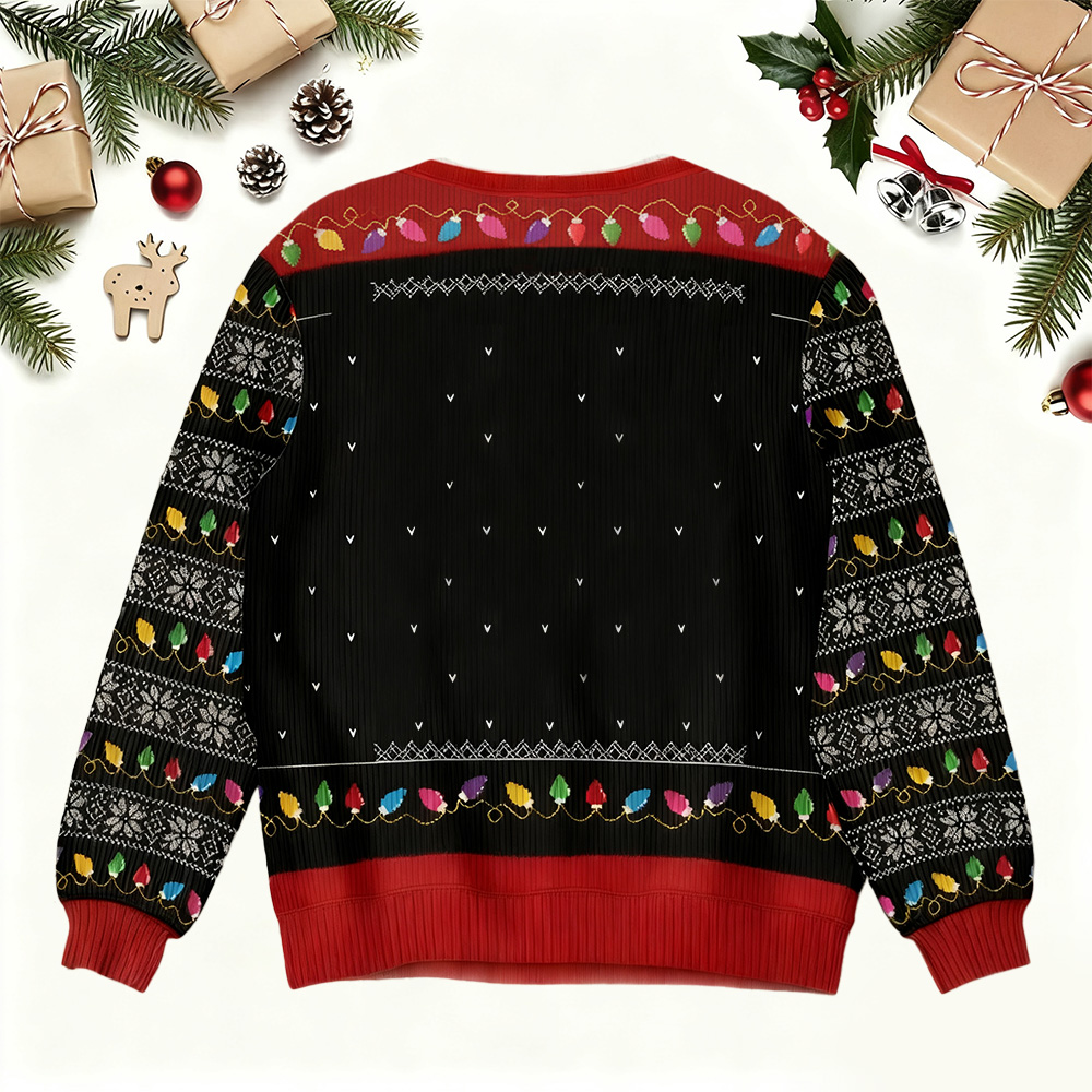 Santa's Favorite Ho Custom Photo Ugly Sweaters