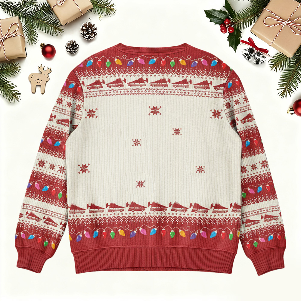 Custom Face Bend Over & I'll Show You - Personalized Photo Ugly Sweater