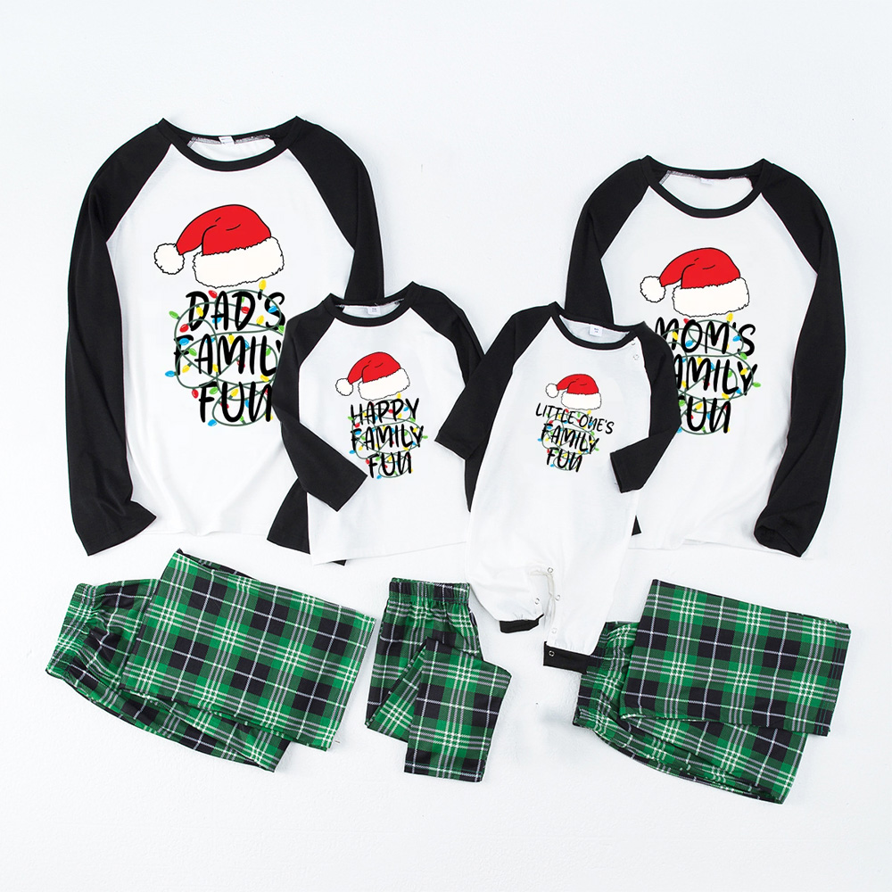 Personalized Forced Family Fun Christmas Matching Pajamas