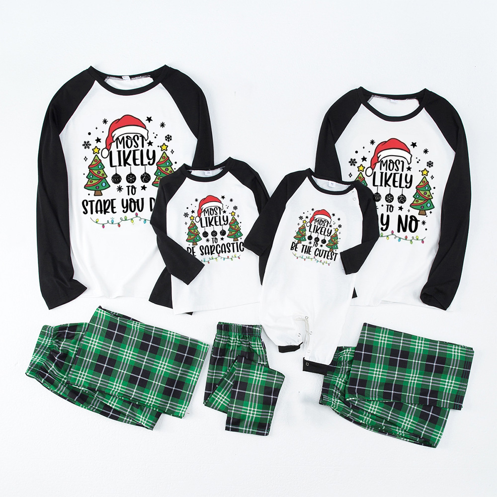 Personalized 30 Most Likely To Christmas Family Matching Pajamas