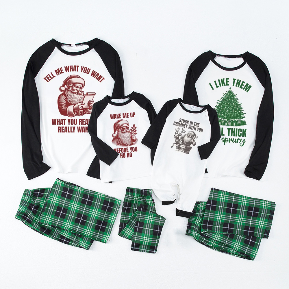 Personalized Jolly Jokes & Cheers Christmas Family Matching Pajamas