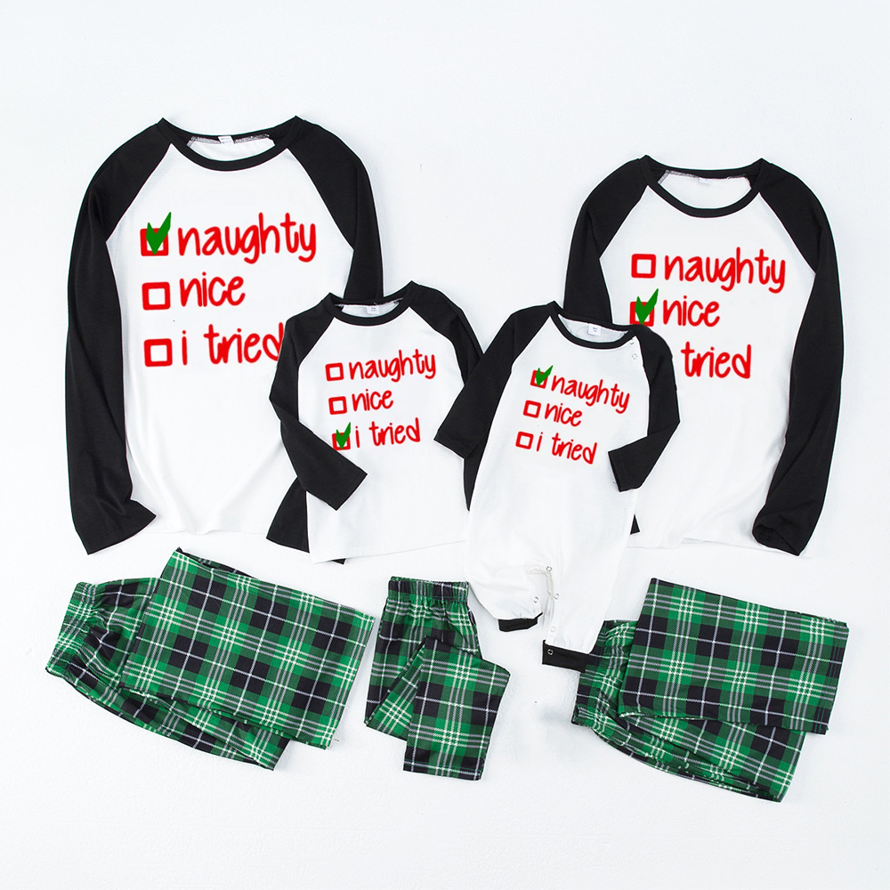 Personalized Naughty Or Nice Family Matching Pajamas