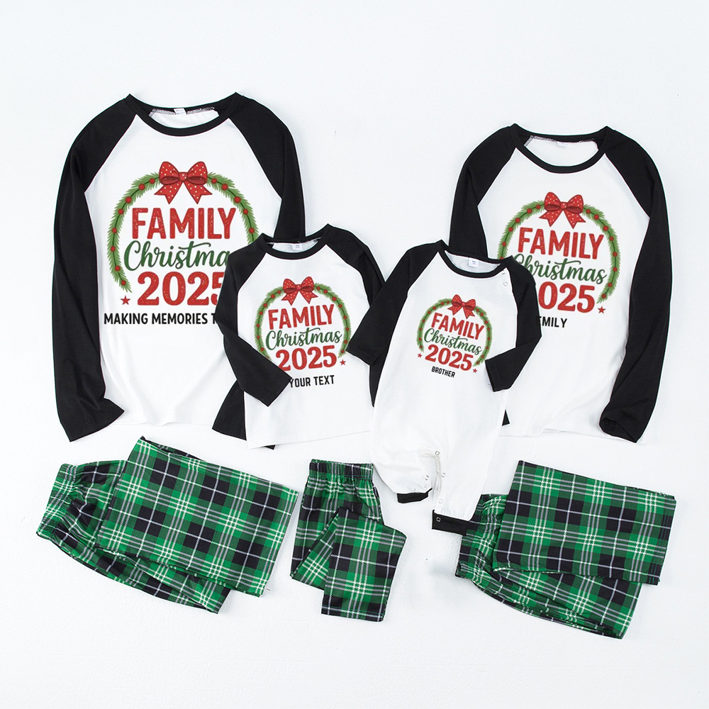 Personalized Making Memories Together 2025 Family Matching Pajamas