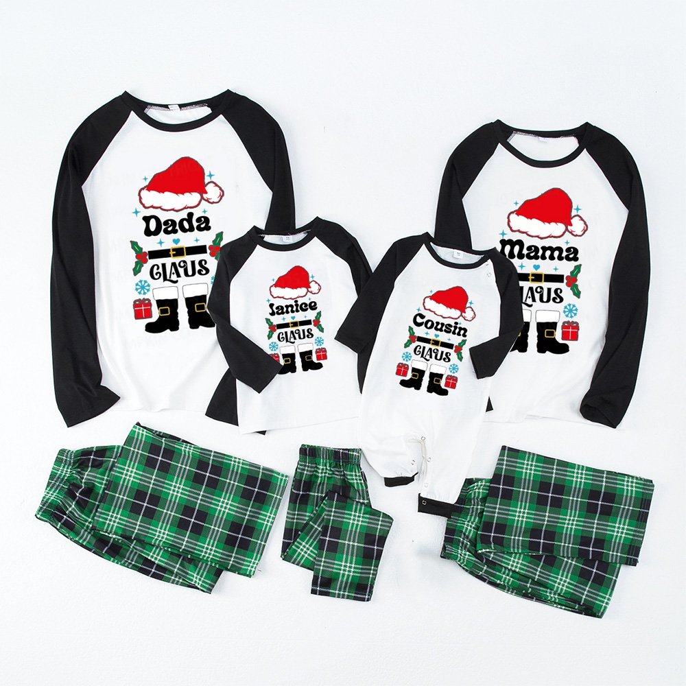 Personalized Santa Claus Christmas Family Matching Pajamas