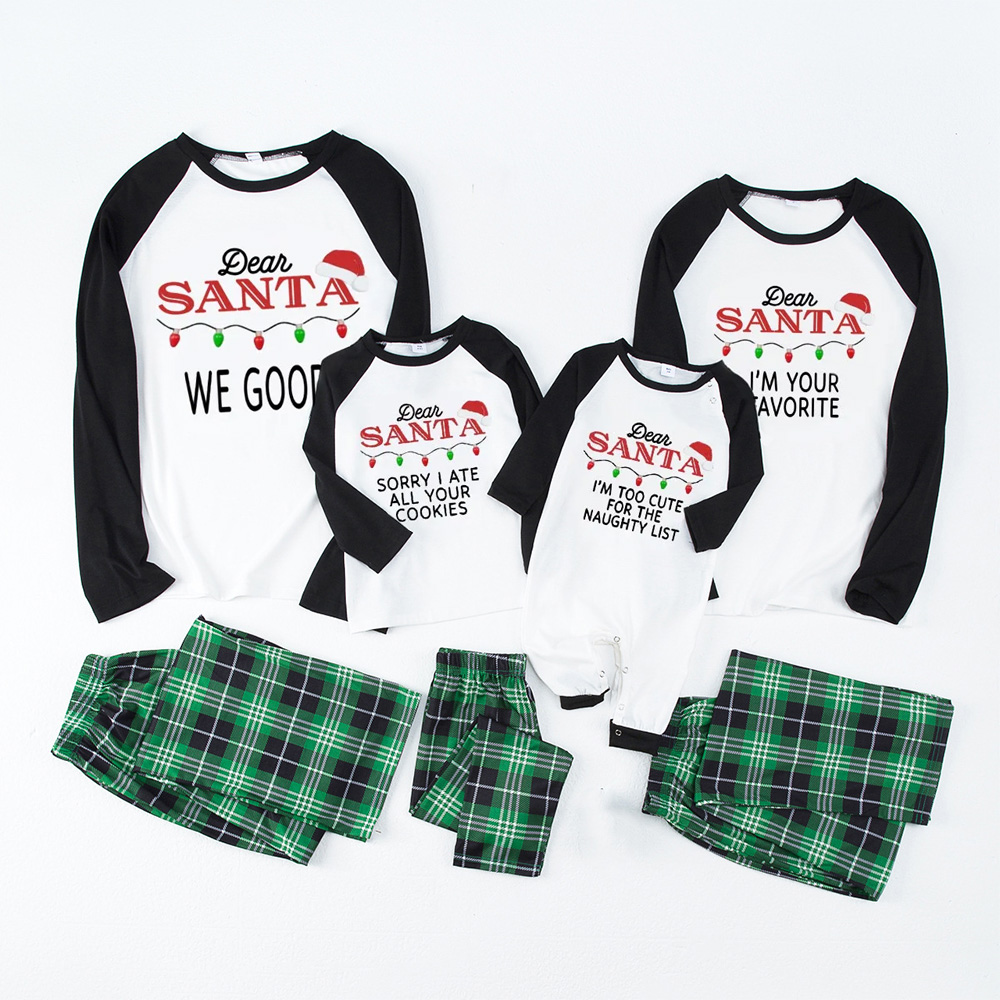 Personalized Dear Santa Christmas Family Matching Pajamas
