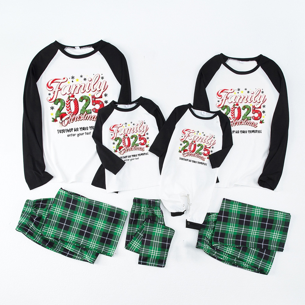 Personalized 2025 Christmas Cheer Family Matching Pajamas